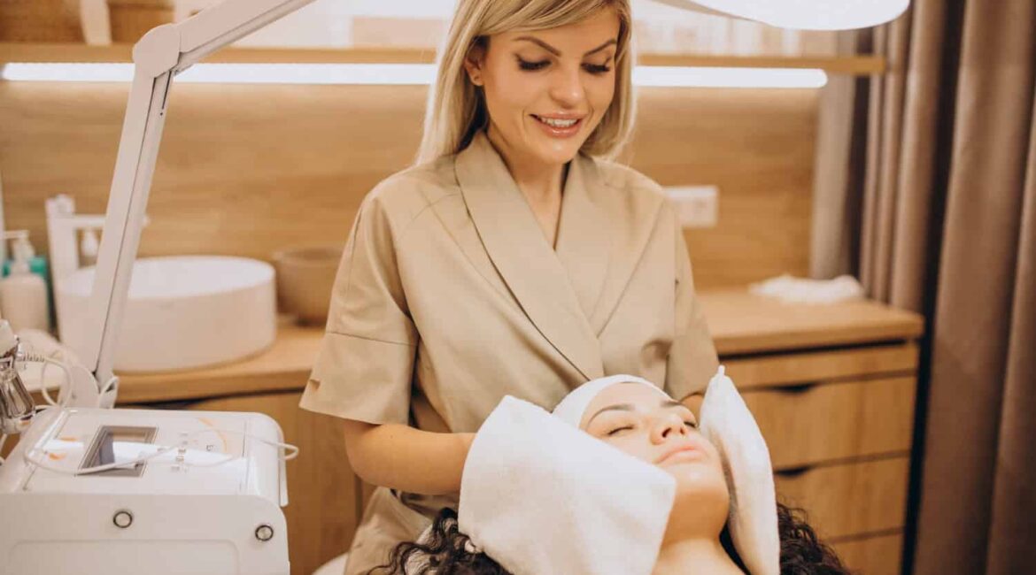 Oświetlenie LED salonu kosmetycznego